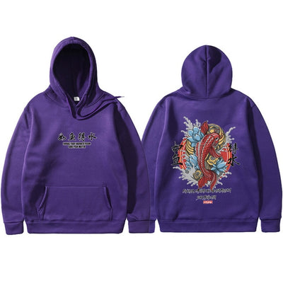 Men's Hip Hop Hooded Hoodies Japanese Style