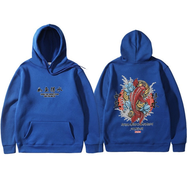 Men's Hip Hop Hooded Hoodies Japanese Style