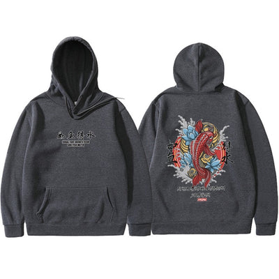 Men's Hip Hop Hooded Hoodies Japanese Style