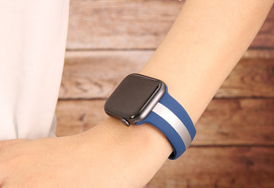 Silicone bracelet pulseira apple watch