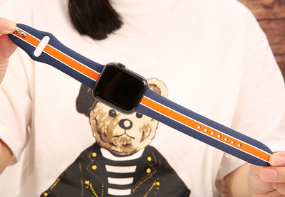 Silicone bracelet pulseira apple watch