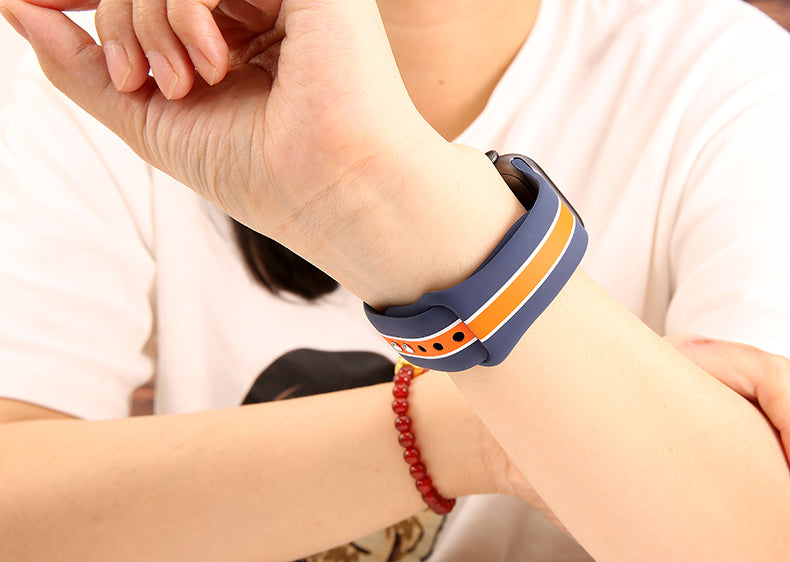 Silicone bracelet pulseira apple watch