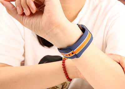 Silicone bracelet pulseira apple watch