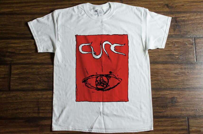Vintage The Cure Wish Tour 1992 Concert Rock Top Tee T Shirt Reprint