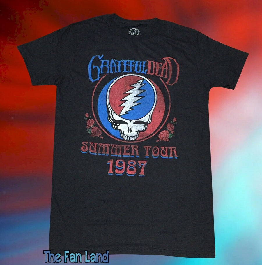 Dead 1987 Summer Tour Mens Vintage Concert T-shirt