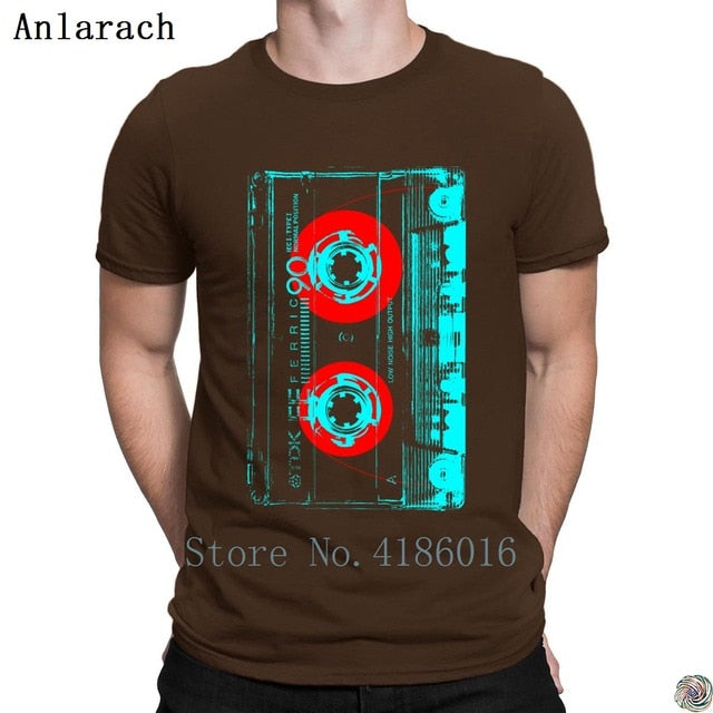 Vintage Cassette Pop Art Style t-shirt fashion Pop Top Tee