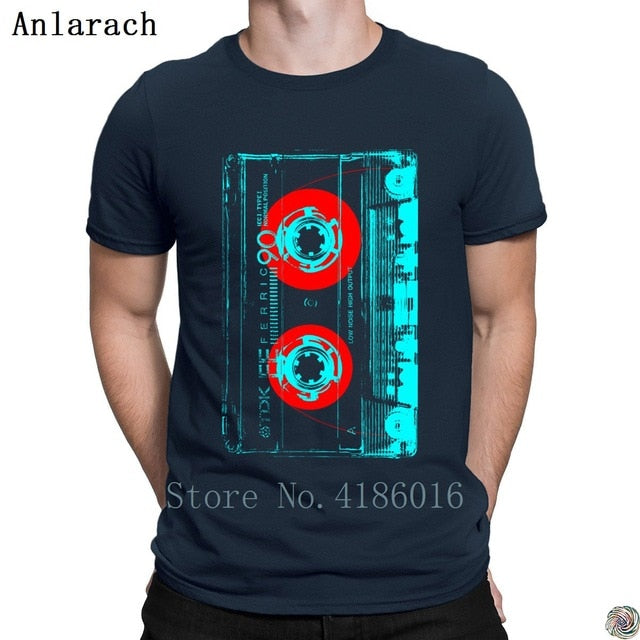 Vintage Cassette Pop Art Style t-shirt fashion Pop Top Tee