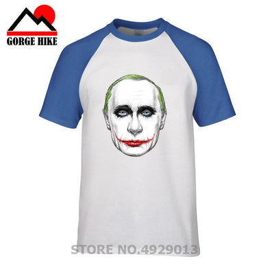 Russian President Vladimir Serious Joker Putin Print T-shirt