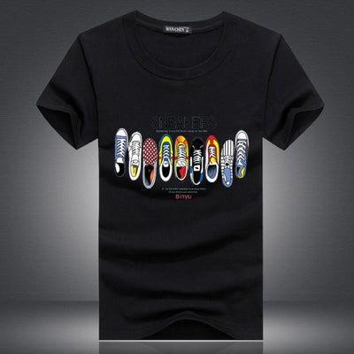Sleeve Slim Fit T Shirt Men
