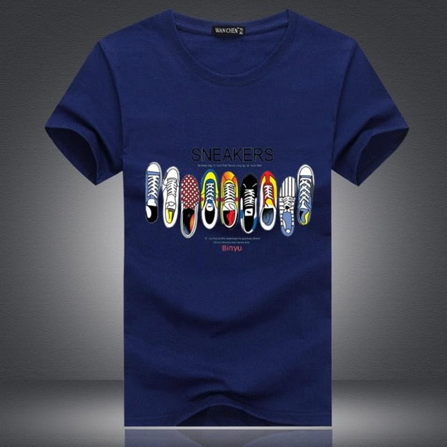 Sleeve Slim Fit T Shirt Men