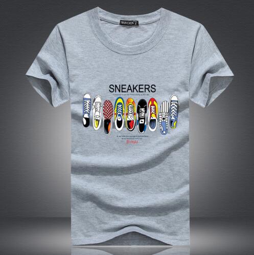 Sleeve Slim Fit T Shirt Men