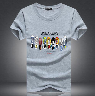 Sleeve Slim Fit T Shirt Men