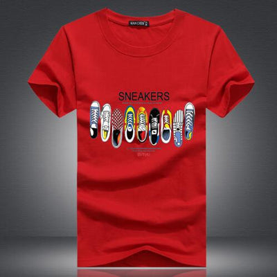 Sleeve Slim Fit T Shirt Men