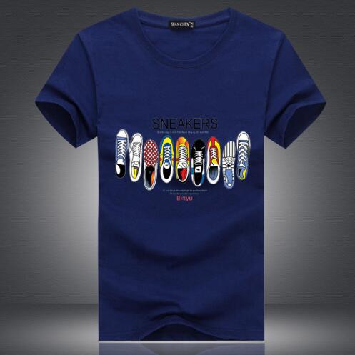 Sleeve Slim Fit T Shirt Men