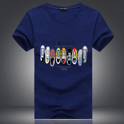 Sleeve Slim Fit T Shirt Men