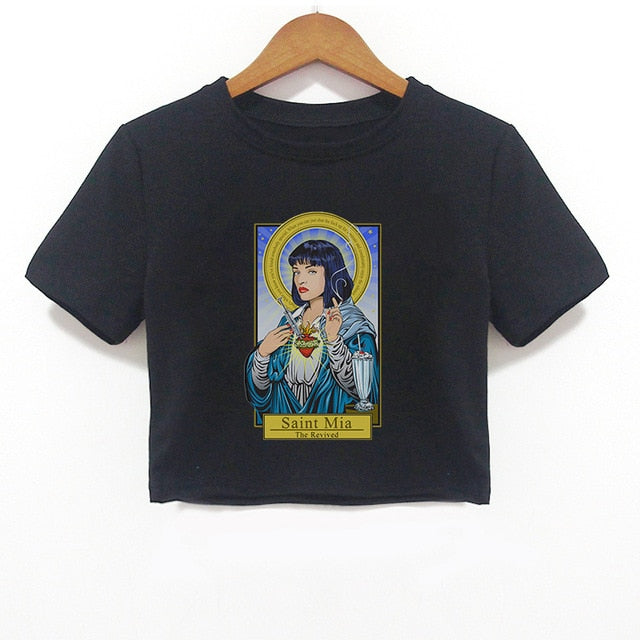 Vintage Pulp Fiction T-shirt Female