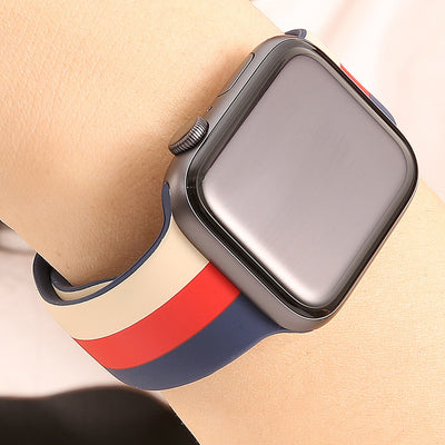 Silicone bracelet pulseira apple watch